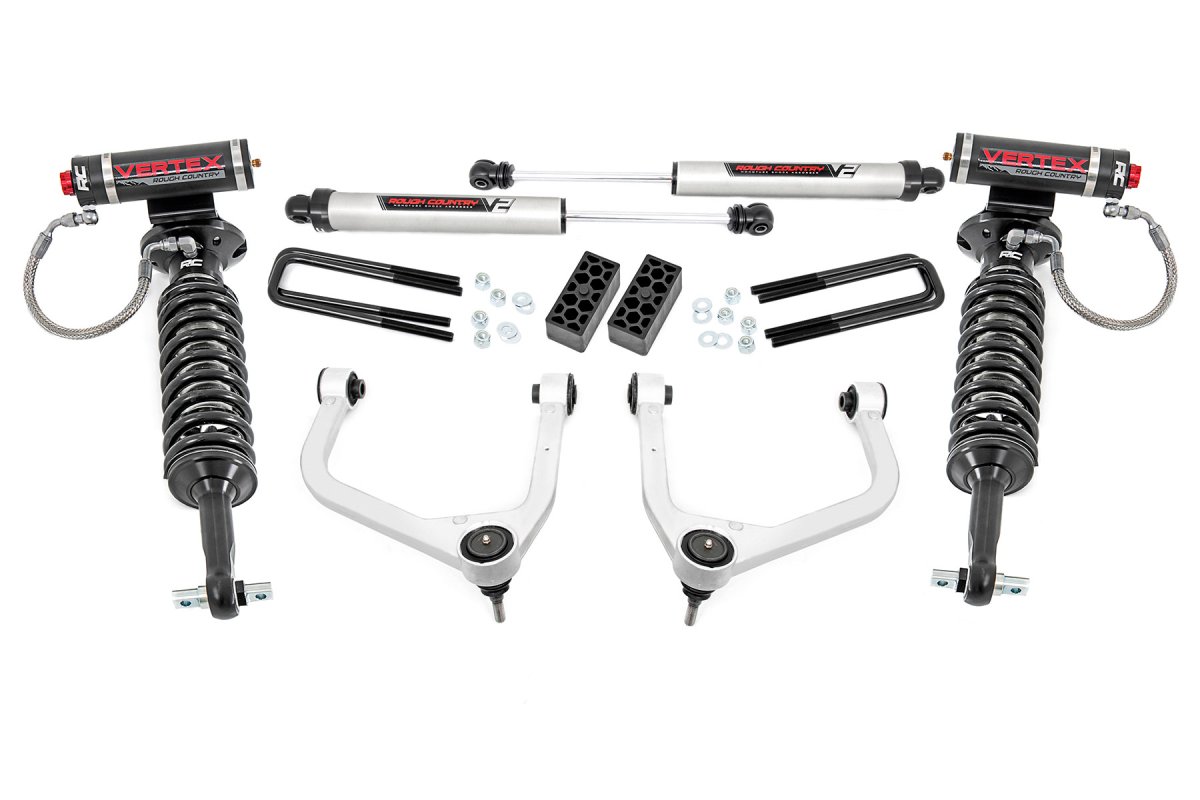 Chevrolet Silverado 1500 Suspension Lift Kit - Rough Country - Vertex/V2 - '19-'24